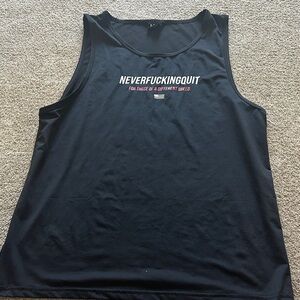 Men’s Black Graphic Tank Top size M